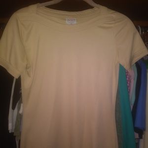 Ultriana Taupe Short Sleeve Top - Women's Small